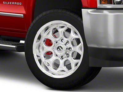 Fuel Wheels Scepter Polished Milled 8-Lug Wheel; 22x12; -44mm Offset (15-19 Silverado 3500 HD SRW)