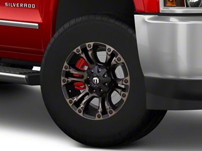 Fuel Wheels Vapor Matte Black Double Dark Tint 8-Lug Wheel; 18x9; 20mm Offset (15-19 Silverado 3500 HD SRW)