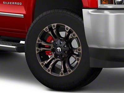 Fuel Wheels Vapor Matte Black Double Dark Tint 8-Lug Wheel; 20x9; 20mm Offset (15-19 Silverado 3500 HD SRW)