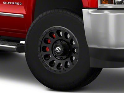 Fuel Wheels Vector Matte Black 8-Lug Wheel; 18x9; 20mm Offset (15-19 Silverado 3500 HD SRW)