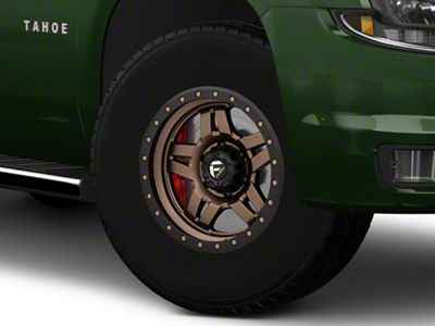Fuel Wheels Anza Matte Bronze with Black Ring 6-Lug Wheel; 17x8.5; -6mm Offset (15-20 Tahoe)