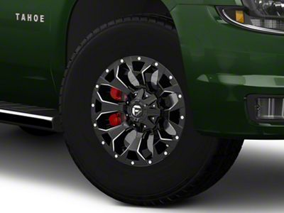 Fuel Wheels Assault Gloss Black Milled 6-Lug Wheel; 17x9; -12mm Offset (15-20 Tahoe)