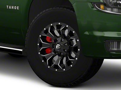 Fuel Wheels Assault Gloss Black Milled 6-Lug Wheel; 18x9; 1mm Offset (15-20 Tahoe)