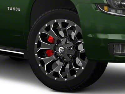 Fuel Wheels Assault Gloss Black Milled 6-Lug Wheel; 22x10; -18mm Offset (15-20 Tahoe)