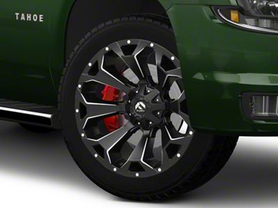 Fuel Wheels Assault Matte Black Milled 6-Lug Wheel; 22x10; -22mm Offset (15-20 Tahoe)