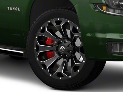 Fuel Wheels Assault Matte Black Milled 6-Lug Wheel; 22x12; -44mm Offset (15-20 Tahoe)
