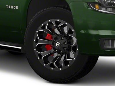 Fuel Wheels Assault Satin Black Milled 6-Lug Wheel; 20x9; 1mm Offset (15-20 Tahoe)