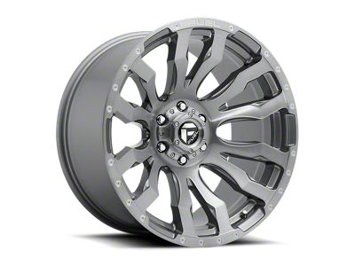Fuel Wheels Blitz Brushed Gunmetal 6-Lug Wheel; 18x9; 1mm Offset (15-20 Tahoe)
