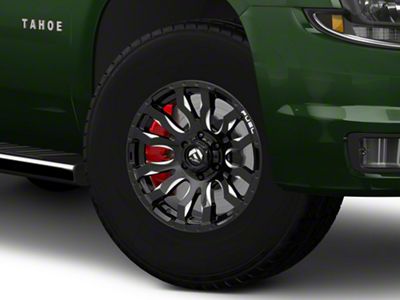 Fuel Wheels Blitz Gloss Black Milled 6-Lug Wheel; 17x9; 1mm Offset (15-20 Tahoe)