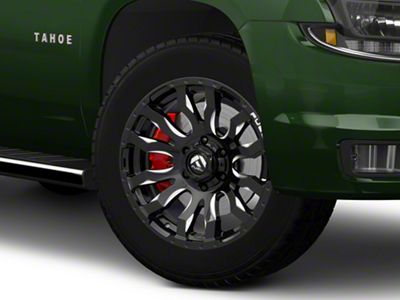 Fuel Wheels Blitz Gloss Black Milled 6-Lug Wheel; 20x12; -44mm Offset (15-20 Tahoe)