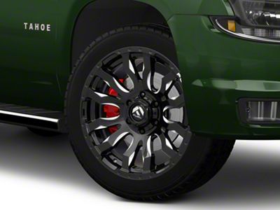 Fuel Wheels Blitz Gloss Black Milled 6-Lug Wheel; 22x10; -18mm Offset (15-20 Tahoe)