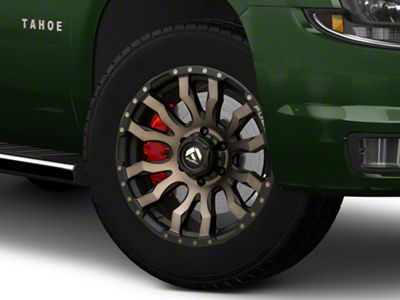 Fuel Wheels Blitz Matte Black Double Dark Tint 6-Lug Wheel; 20x10; -18mm Offset (15-20 Tahoe)