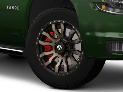 Fuel Wheels Blitz Matte Black Double Dark Tint 6-Lug Wheel; 20x9; 20mm Offset (15-20 Tahoe)