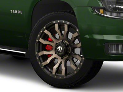 Fuel Wheels Blitz Matte Black Double Dark Tint 6-Lug Wheel; 22x10; -18mm Offset (15-20 Tahoe)