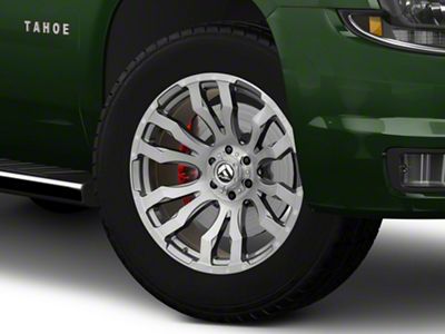 Fuel Wheels Blitz Platinum Brushed Gunmetal 6-Lug Wheel; 20x10; -18mm Offset (15-20 Tahoe)