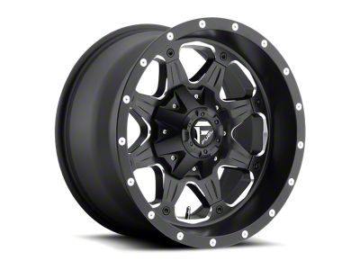 Fuel Wheels Boost Matte Black Milled 6-Lug Wheel; 18x9; 20mm Offset (15-20 Tahoe)