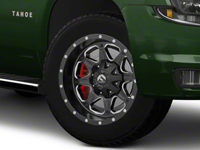 Fuel Wheels Boost Matte Black Milled 6-Lug Wheel; 20x9; 20mm Offset (15-20 Tahoe)