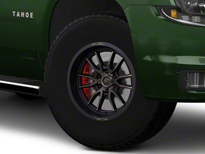 Fuel Wheels Clash Matte Black Double Dark Tint 6-Lug Wheel; 17x9; -12mm Offset (15-20 Tahoe)