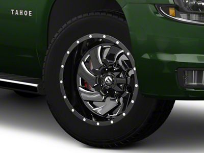 Fuel Wheels Cleaver Gloss Black Milled 6-Lug Wheel; 20x10; -18mm Offset (15-20 Tahoe)