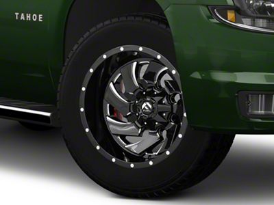 Fuel Wheels Cleaver Gloss Black Milled 6-Lug Wheel; 20x9; 20mm Offset (15-20 Tahoe)