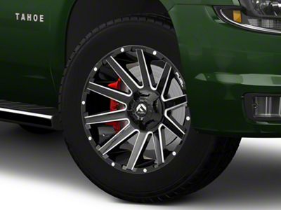 Fuel Wheels Contra Gloss Black Milled 6-Lug Wheel; 20x9; 19mm Offset (15-20 Tahoe)