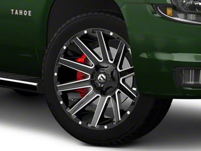 Fuel Wheels Contra Gloss Black Milled 6-Lug Wheel; 22x10; -19mm Offset (15-20 Tahoe)