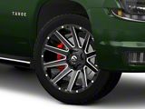 Fuel Wheels Contra Gloss Black Milled 6-Lug Wheel; 22x12; -43mm Offset (15-20 Tahoe)
