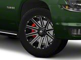 Fuel Wheels Contra Matte Black Milled 6-Lug Wheel; 20x9; 19mm Offset (15-20 Tahoe)