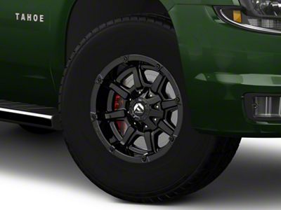 Fuel Wheels Coupler Gloss Black 6-Lug Wheel; 17x9; -12mm Offset (15-20 Tahoe)