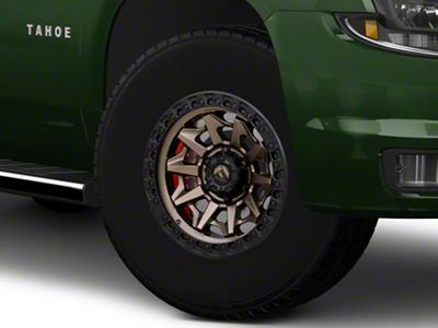 Fuel Wheels Covert Matte Bronze with Black Bead Ring 6-Lug Wheel; 17x9; 1mm Offset (15-20 Tahoe)