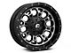 Fuel Wheels Crush Gloss Machined Double Dark Tint 6-Lug Wheel; 18x9; -12mm Offset (15-20 Tahoe)