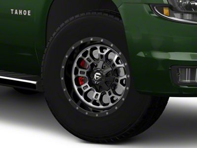 Fuel Wheels Crush Gloss Machined Double Dark Tint 6-Lug Wheel; 18x9; 19mm Offset (15-20 Tahoe)