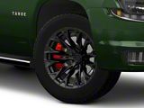Fuel Wheels Flame Blackout 6-Lug Wheel; 20x9; 1mm Offset (15-20 Tahoe)