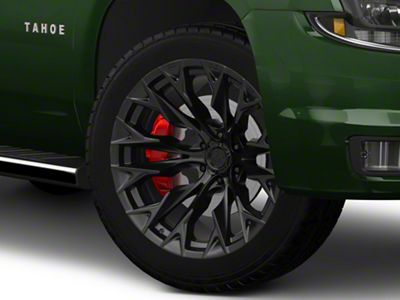 Fuel Wheels Flame Blackout 6-Lug Wheel; 22x12; -44mm Offset (15-20 Tahoe)