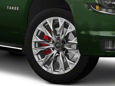 Fuel Wheels Flame Platinum 6-Lug Wheel; 22x10; -18mm Offset (15-20 Tahoe)