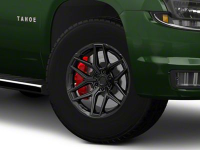 Fuel Wheels Flux Blackout 6-Lug Wheel; 18x9; 20mm Offset (15-20 Tahoe)