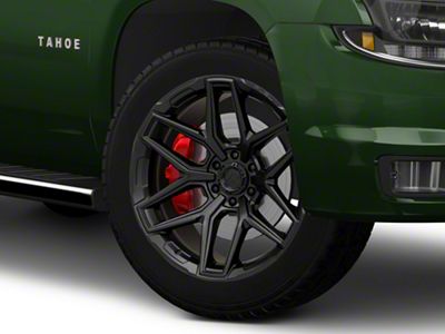 Fuel Wheels Flux Blackout 6-Lug Wheel; 22x10; -18mm Offset (15-20 Tahoe)