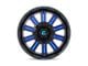 Fuel Wheels Hardline Gloss Black with Blue Tinted Clear 6-Lug Wheel; 20x9; 19mm Offset (15-20 Tahoe)