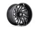 Fuel Wheels Hurricane Gloss Black Milled 6-Lug Wheel; 24x12; -44mm Offset (15-20 Tahoe)