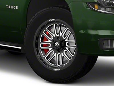 Fuel Wheels Ignite Gloss Black Milled 6-Lug Wheel; 20x9; 1mm Offset (15-20 Tahoe)