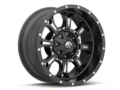 Fuel Wheels Krank Matte Black Milled 6-Lug Wheel; 20x10; -24mm Offset (15-20 Tahoe)