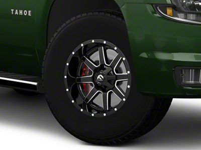 Fuel Wheels Maverick Gloss Black Milled 6-Lug Wheel; 17x9; -12mm Offset (15-20 Tahoe)