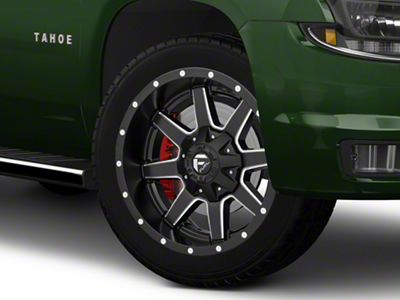 Fuel Wheels Maverick Matte Black Milled 6-Lug Wheel; 22x10; 10mm Offset (15-20 Tahoe)