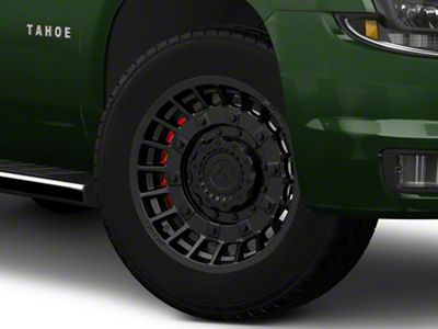 Fuel Wheels Militia Matte Black 6-Lug Wheel; 20x10; -18mm Offset (15-20 Tahoe)