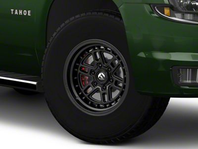 Fuel Wheels Nitro Matte Black 6-Lug Wheel; 17x9; -12mm Offset (15-20 Tahoe)