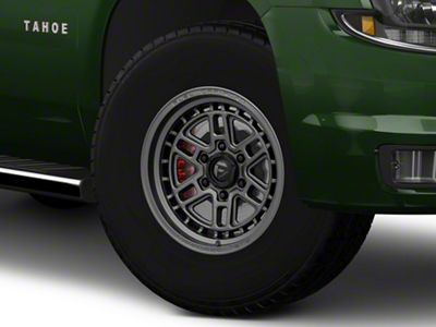 Fuel Wheels Nitro Matte Gunmetal 6-Lug Wheel; 17x9; -12mm Offset (15-20 Tahoe)