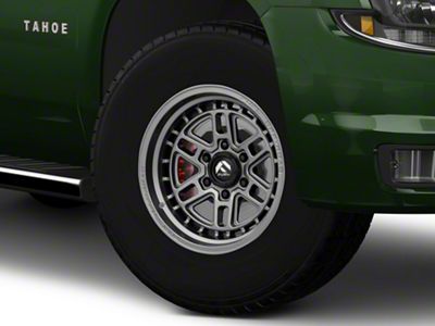 Fuel Wheels Nitro Matte Gunmetal 6-Lug Wheel; 17x9; 1mm Offset (15-20 Tahoe)