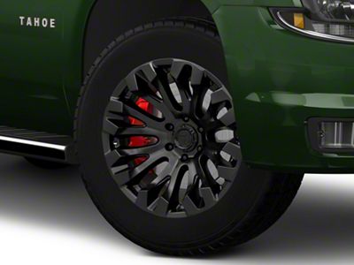 Fuel Wheels Quake Blackout 6-Lug Wheel; 20x10; -18mm Offset (15-20 Tahoe)