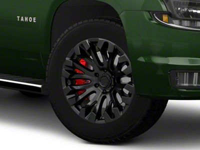 Fuel Wheels Quake Blackout 6-Lug Wheel; 20x9; 1mm Offset (15-20 Tahoe)