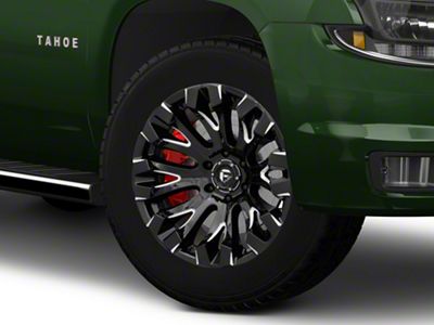 Fuel Wheels Quake Gloss Black Milled 6-Lug Wheel; 20x9; 1mm Offset (15-20 Tahoe)